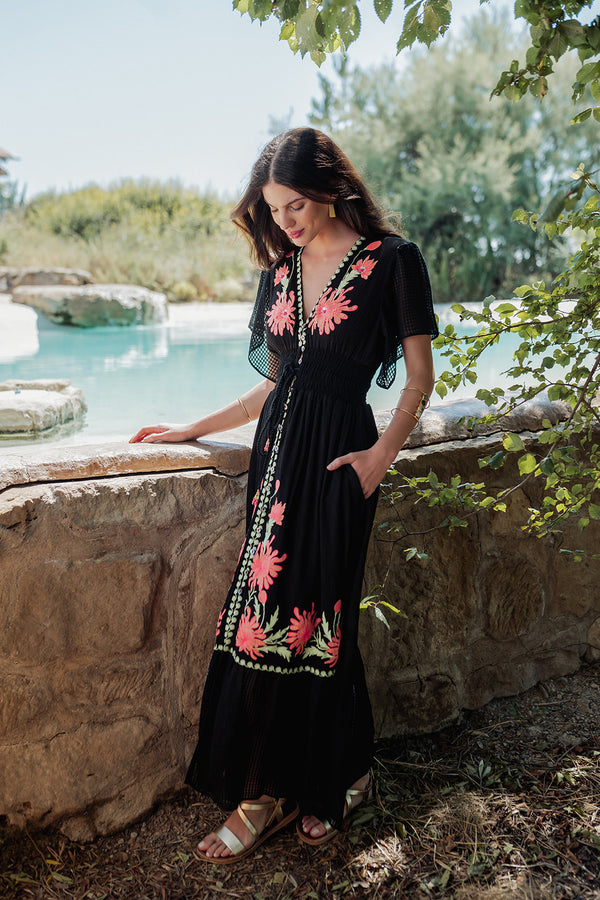 Piti Cuiti Aloha Long Dress