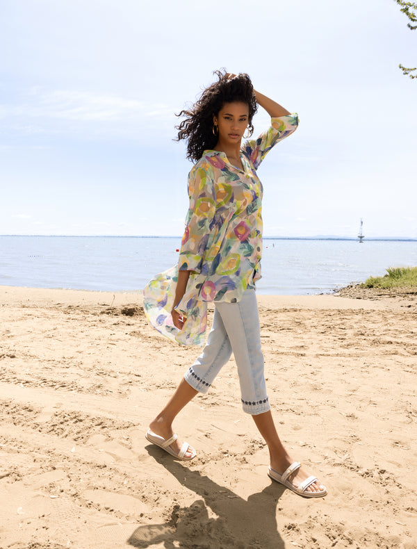 Alison Sheri Printed Blouse