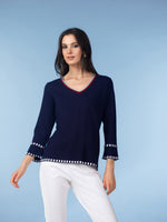 Alison Sheri V Neck Jumper