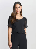 Triple Layer Chiffon Top