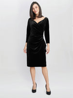 Zoe Velvet Wrap Dress