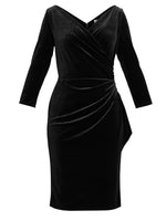 Zoe Velvet Wrap Dress