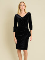 Zoe Velvet Wrap Dress