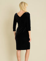 Zoe Velvet Wrap Dress