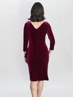 Zoe Velvet Wrap Dress