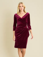 Zoe Velvet Wrap Dress