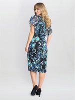 Lisa-Marie Printed Chiffon Blouson Dress