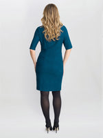 Alexa Ribbed Fabric Layered Dress