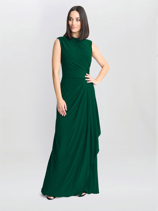 Rosemarie Grecian Jersey Maxi Dress