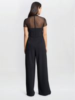 Charlene Black Structured Jumpsuit