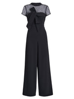 Charlene Black Structured Jumpsuit