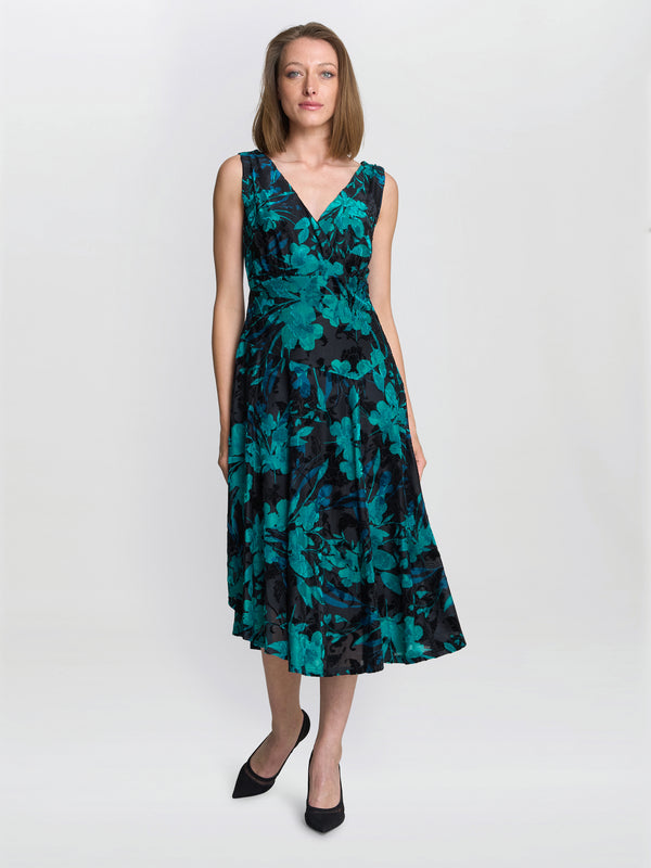 Beth Floral Midi Dress