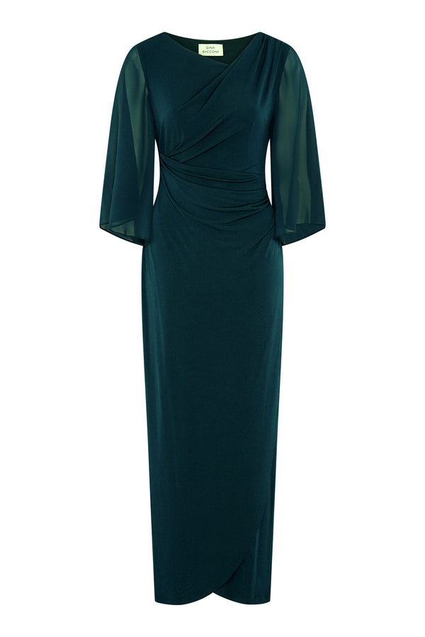 Donatella Chiffon Sleeve Maxi Dress