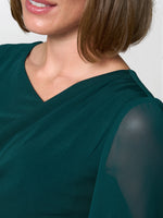 Donatella Chiffon Sleeve Maxi Dress