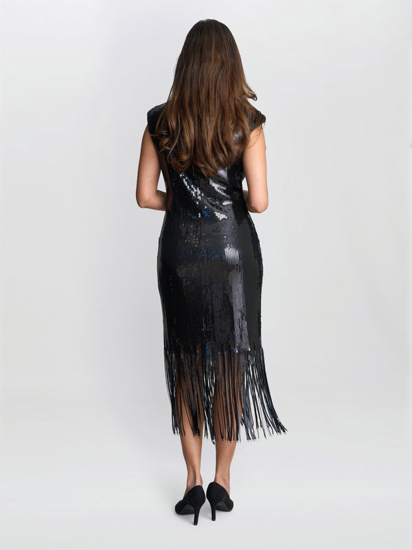 Breanna Sequin Cocktail Dress