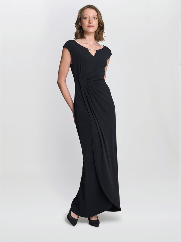 Eileen Wrap Maxi Dress