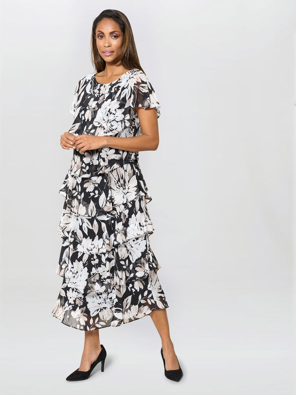 Blossom Printed Midi Dress