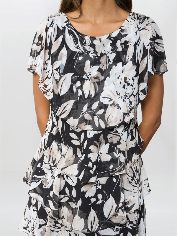 Blossom Printed Midi Dress
