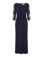 Clara Maxi Dress With Embroidered Sleeve