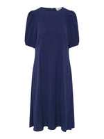 Flora Puff Sleeve Midi Dress