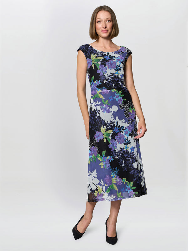 Jasmine Floral Print Midi Dress