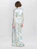 Kamala Foil Maxi Dress