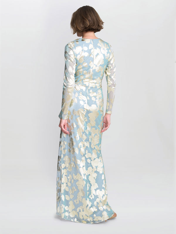 Kamala Foil Maxi Dress