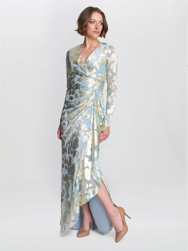 Kamala Foil Maxi Dress