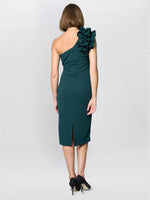 Kimberley One Shoulder Ruffle Dress