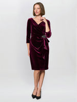 Lesley Velvet Wrap Dress