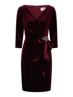 Lesley Velvet Wrap Dress