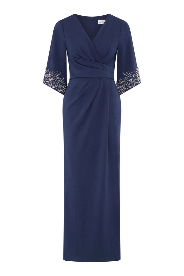 Lilly Embellished Sleeve Maxi Dress