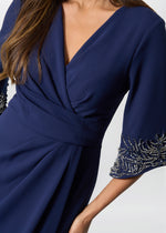 Lilly Embellished Sleeve Maxi Dress