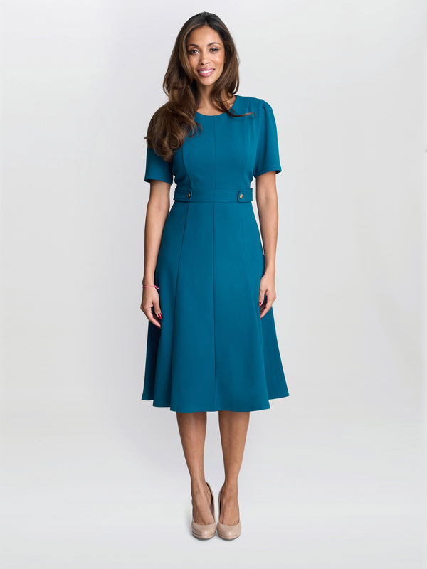 Mel Fit And Flare Midi Dress