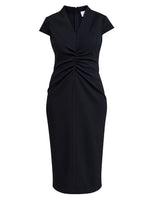 Maurine Ruched Midi Dress