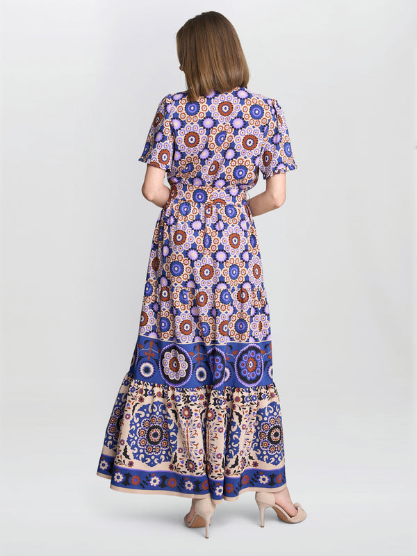 Margot Printed Maxi Dress