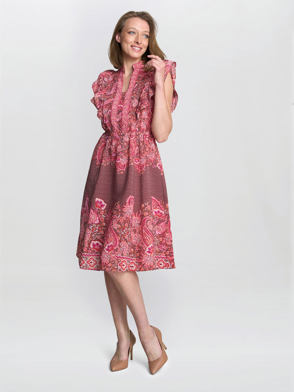 Liat Boho Paisley Dress