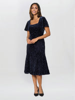Ray Velvet Midi Dress