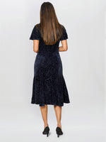 Ray Velvet Midi Dress