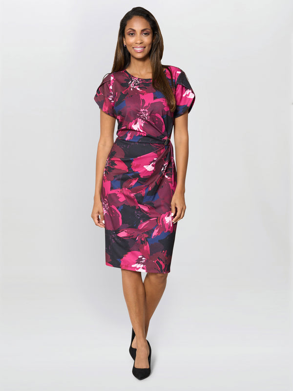 Roby Floral Print Dress