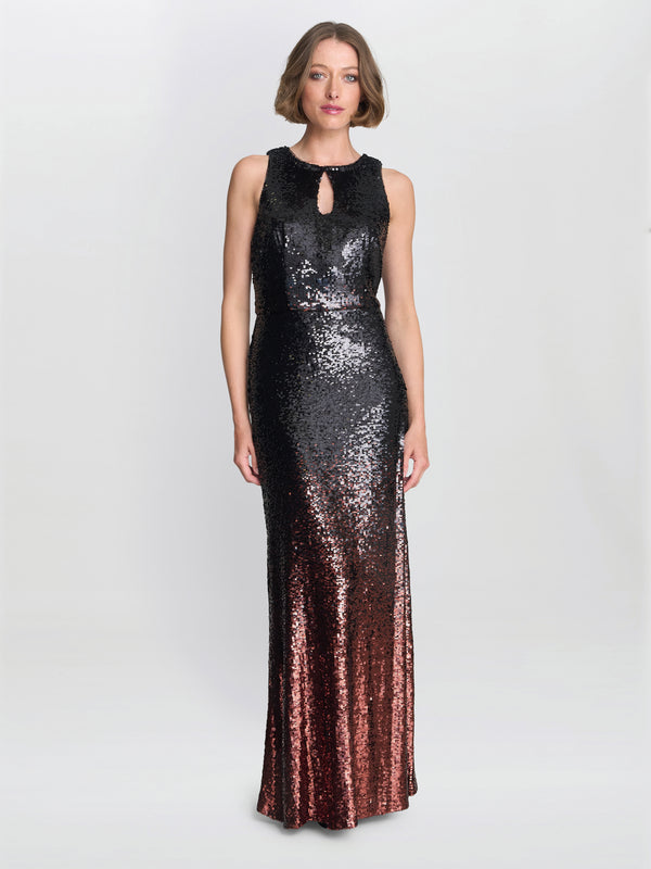 Tallulah Ombre Sequin Maxi Dress