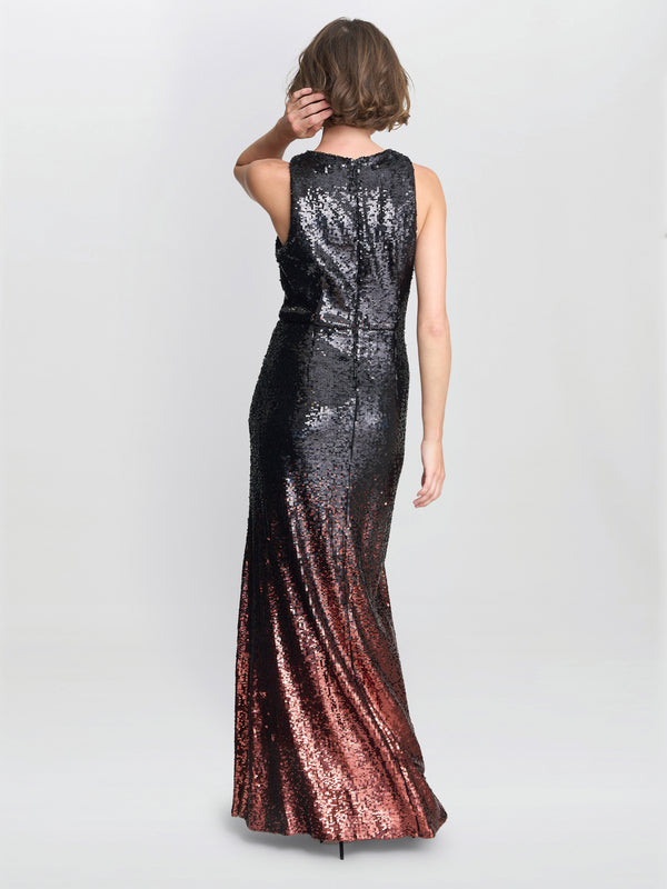 Tallulah Ombre Sequin Maxi Dress