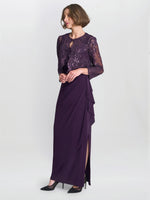 Susanne Maxi Dress With Lace Jacket