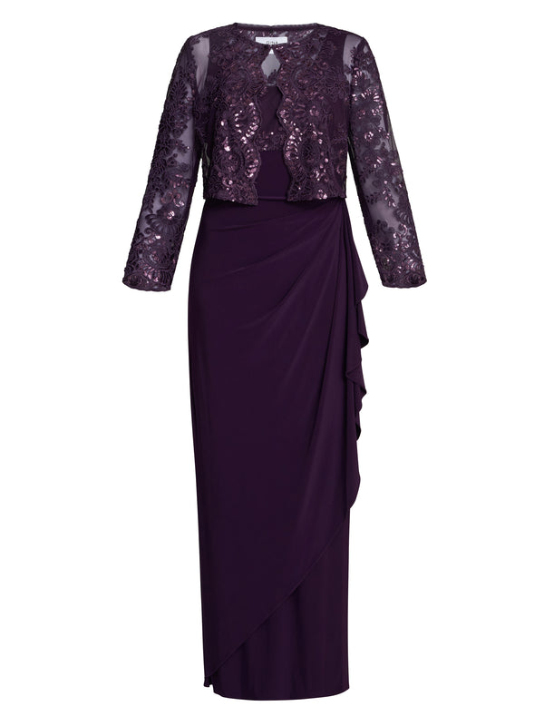 Susanne Maxi Dress With Lace Jacket