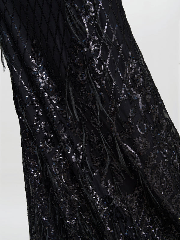 Tamsin Sleeveless Sequin Maxi Dress