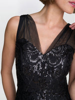 Tamsin Sleeveless Sequin Maxi Dress