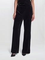 Tania Velvet Wide-Leg Trouser