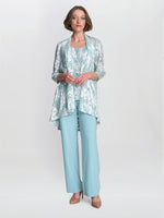 Mabel Three Piece Jacquard Trouser Suit