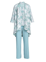 Mabel Three Piece Jacquard Trouser Suit