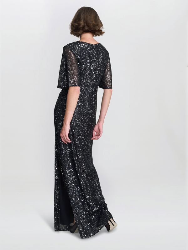 Trina Sequin Maxi Dress